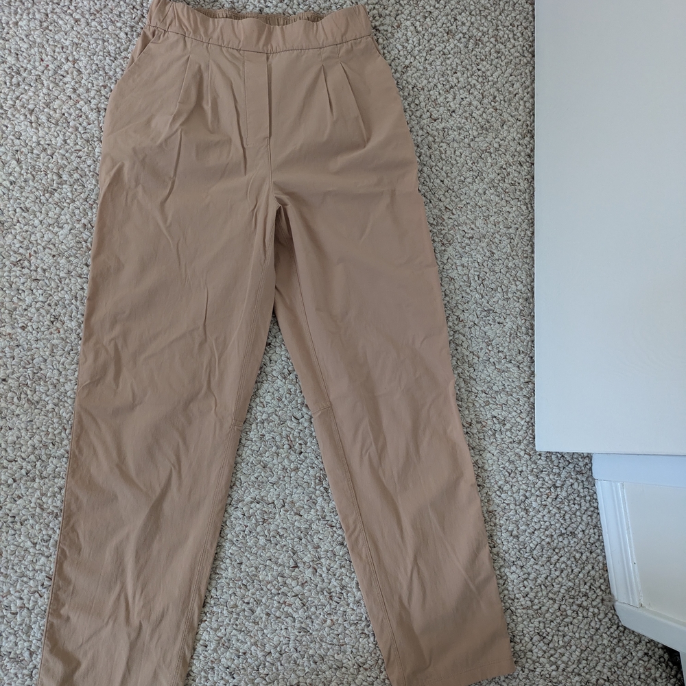 Lululemon Athletica Beige High-Waisted Pants